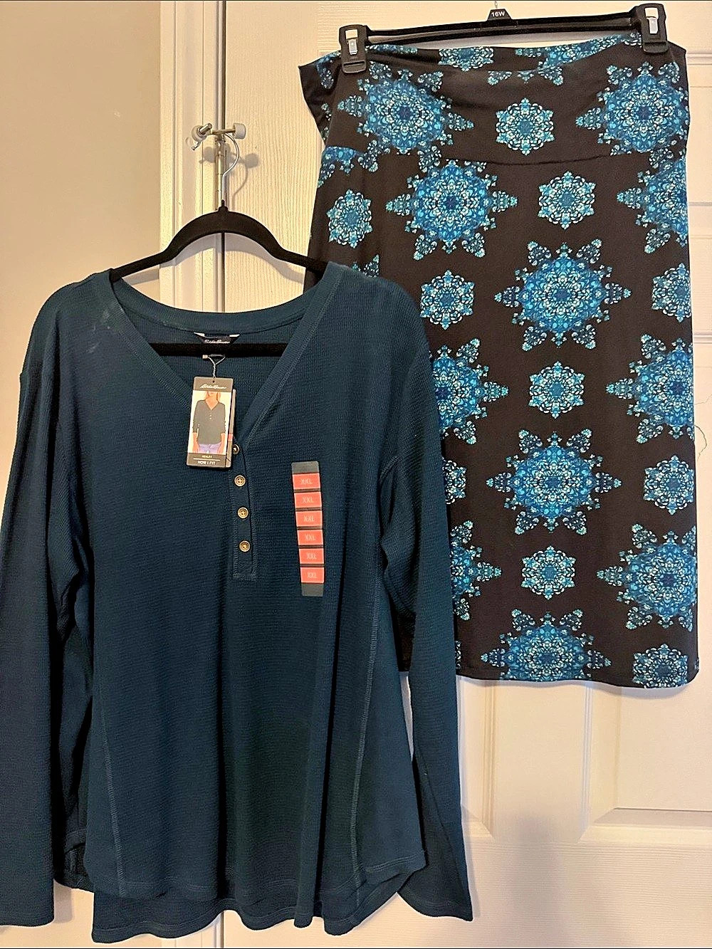 Coldwater Creek How I Fit tunic Tunic XXL NWT with floral skirt